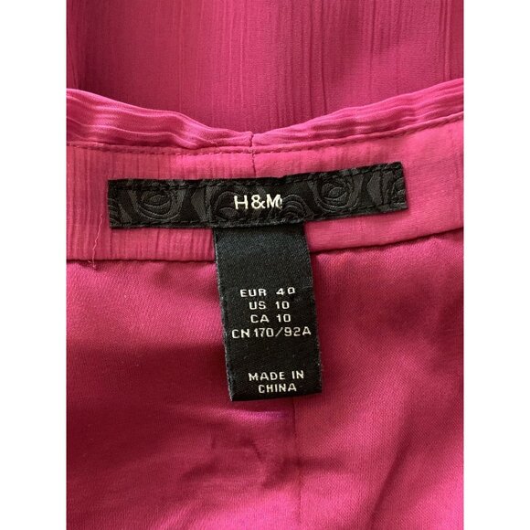 H&M Sleeveless Empire Waist Midi-Length Sundress With Ruched Bodice & Wide Strap - Picture 8 of 9